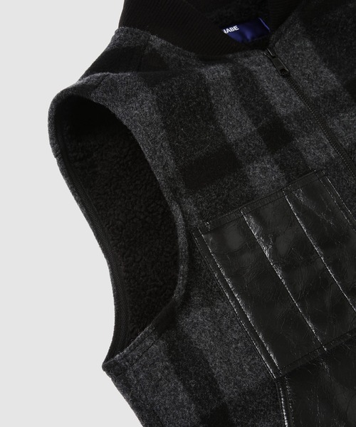 FILSON」W-NAME WOOL × LEATHER INSULATED WORK VEST（その他アウター