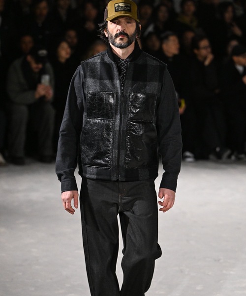 FILSON」W-NAME WOOL × LEATHER INSULATED WORK VEST（その他アウター