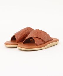 アイランドスリッパ / PB903W BROWN / レザーメッシュ トング