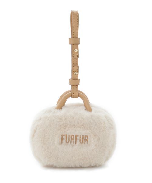 FURFUR（ファーファー）の「【限定カラー】エコファートートミニチャーム（チャーム・レディース・チャコールグレー/ブラック/ライトブルー/ピンク/アイボリー・F）」の12枚目の写真