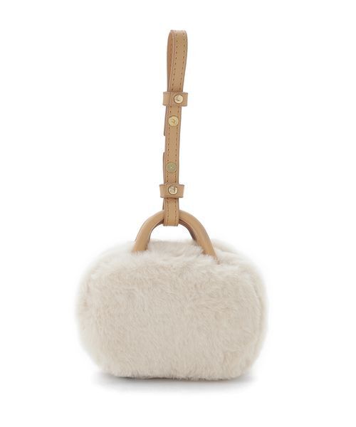 FURFUR（ファーファー）の「【限定カラー】エコファートートミニチャーム（チャーム・レディース・チャコールグレー/ブラック/ライトブルー/ピンク/アイボリー・F）」の13枚目の写真