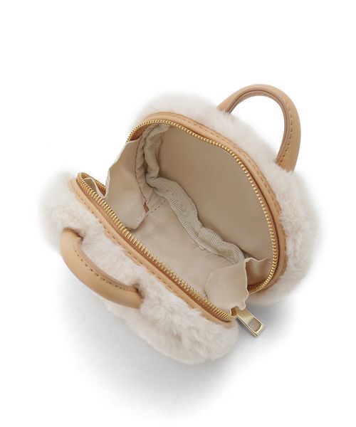 FURFUR（ファーファー）の「【限定カラー】エコファートートミニチャーム（チャーム・レディース・チャコールグレー/ブラック/ライトブルー/ピンク/アイボリー・F）」の18枚目の写真