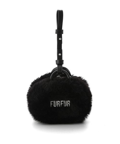 FURFUR(ファーファー)の「【限定カラー】エコファートートミニチャーム(チャーム・レディース・チャコールグレー/ブラック/ライトブルー/ピンク/アイボリー・F)」の15枚目の写真