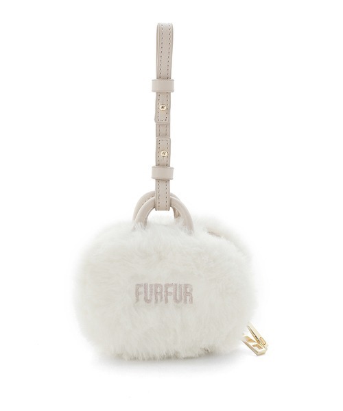 FURFUR(ファーファー)の「【限定カラー】エコファートートミニチャーム(チャーム・レディース・チャコールグレー/ブラック/ライトブルー/ピンク/アイボリー・F)」の16枚目の写真