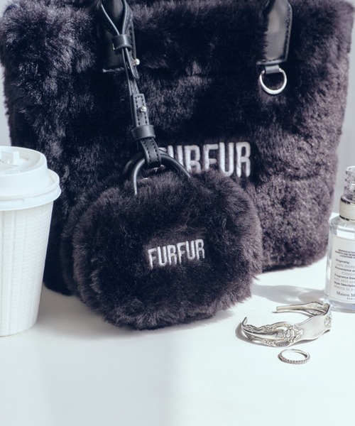 FURFUR(ファーファー)の「【限定カラー】エコファートートミニチャーム(チャーム・レディース・チャコールグレー/ブラック/ライトブルー/ピンク/アイボリー・F)」の21枚目の写真