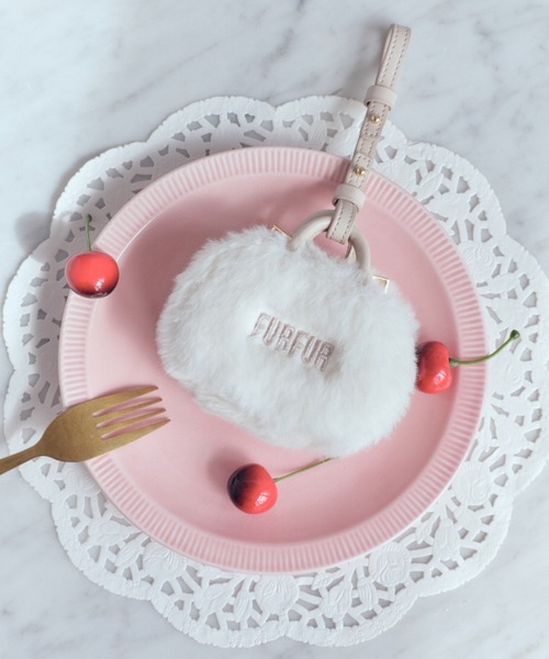 FURFUR(ファーファー)の「【限定カラー】エコファートートミニチャーム(チャーム・レディース・チャコールグレー/ブラック/ライトブルー/ピンク/アイボリー・F)」の22枚目の写真