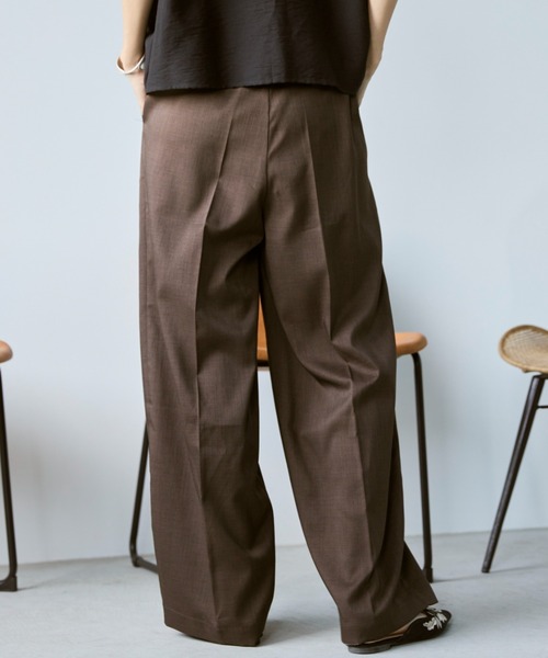 セール】センタープレスイージーパンツ（スラックス）｜Libra Cue