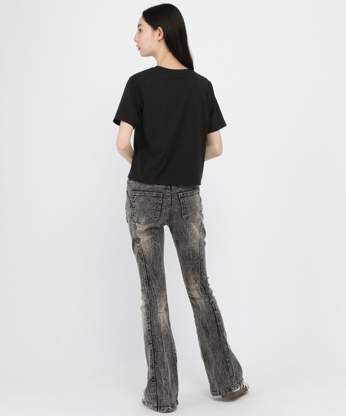 3.3 Field Trip (3.3フィールドトリップ)の「3.3 Field Trip/リボンレースデザインT(Tシャツ/カットソー・レディース・ネイビー/ブラック/ホワイト・FREE)」の22枚目の写真