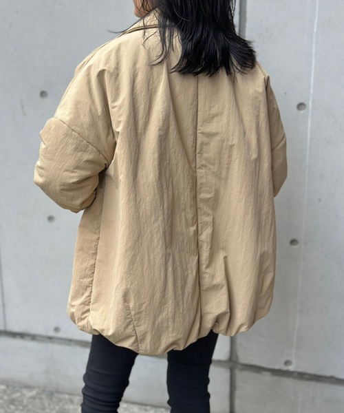 Emma Taylor（エマテイラー）の「3wayパファーテーラードジャケット（テーラードジャケット・レディース・ブラック/ベージュ・FREE）」の22枚目の写真