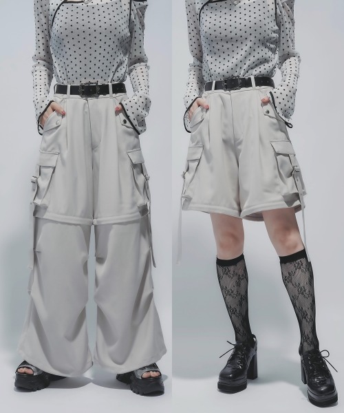 マルチWAYワイドカーゴパンツ(HARE)（カーゴパンツ）｜HARE