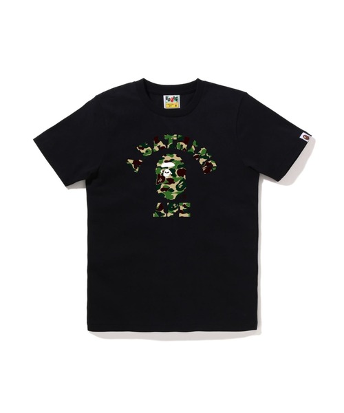 値下げAPE ABC CAMO college Tシャツ　ブラックL ABC CAMO COLLEGE TEE（Tシャツ/カットソー）｜A BATHING APE（ア