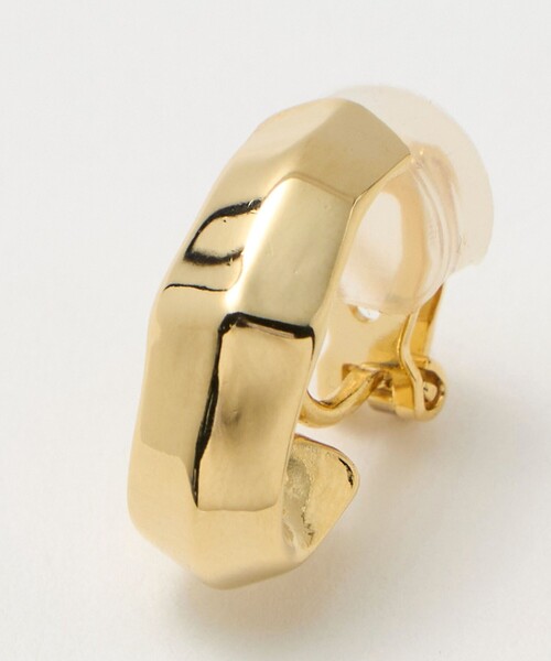 UNITED ARROWS（ユナイテッドアローズ）の「アンギュラー Jシェイプ イヤリング（イヤリング・レディース・シルバー/ゴールド・FREE）」の9枚目の写真