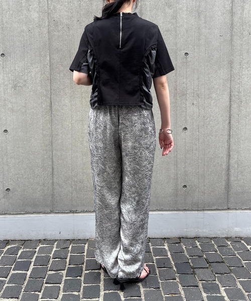 トップス sort & l'ange セール】【&g'aime】サイドギャザーデザイントップス Side