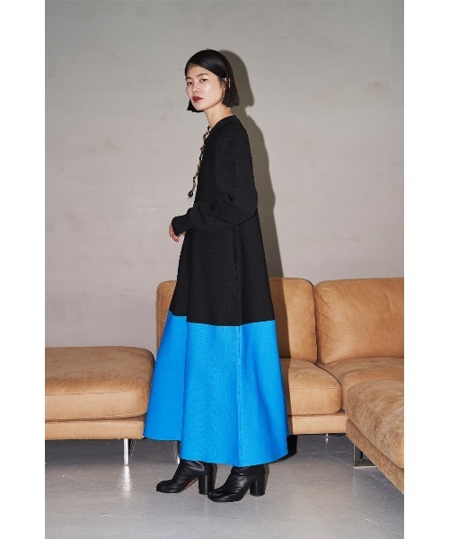 ワンピース OMMO TENT LINE KNIT OP OMMO ONLINE STORE / TENT LINE KNIT OP