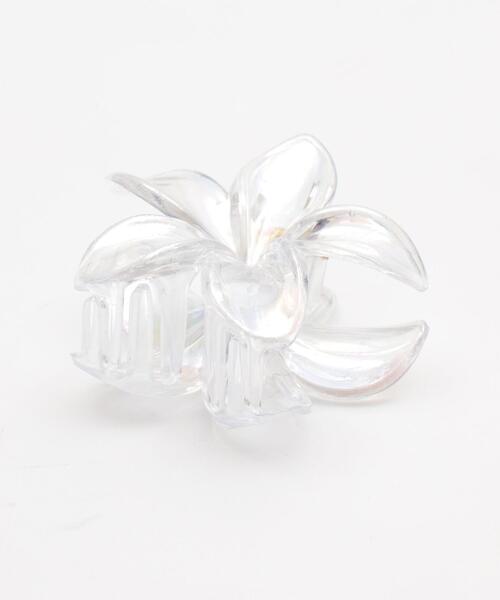 WEGO（ウィゴー）の「WEGO/Lクリアオーロラフラワーバンス（バレッタ/ヘアクリップ・レディース・その他2/その他3/その他1・FREE）」の2枚目の写真