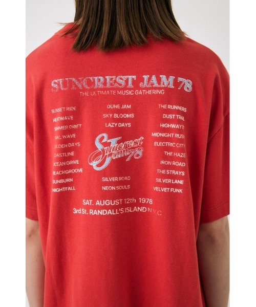 MOUSSY(マウジー)の「SUNCREST JAM Tシャツ(Tシャツ/カットソー・レディース・ホワイト/ライトブラック/レッド・FREE)」の18枚目の写真