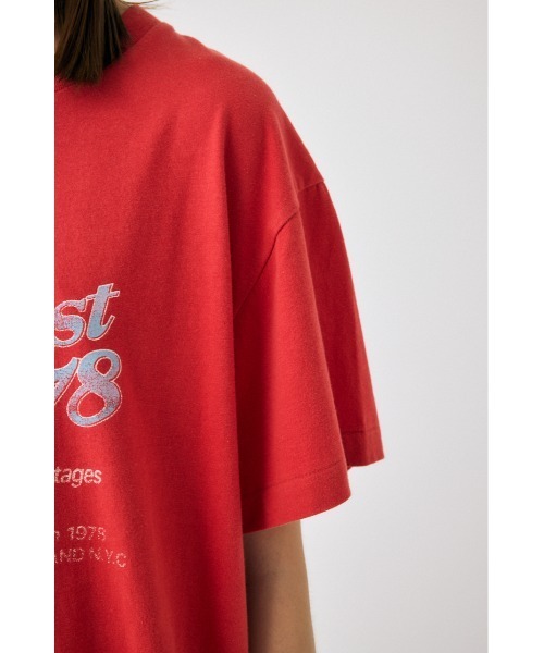 MOUSSY(マウジー)の「SUNCREST JAM Tシャツ(Tシャツ/カットソー・レディース・ホワイト/ライトブラック/レッド・FREE)」の19枚目の写真