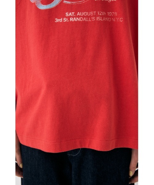 MOUSSY(マウジー)の「SUNCREST JAM Tシャツ(Tシャツ/カットソー・レディース・ホワイト/ライトブラック/レッド・FREE)」の20枚目の写真