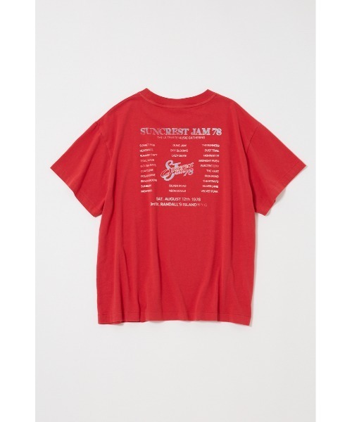MOUSSY(マウジー)の「SUNCREST JAM Tシャツ(Tシャツ/カットソー・レディース・ホワイト/ライトブラック/レッド・FREE)」の22枚目の写真