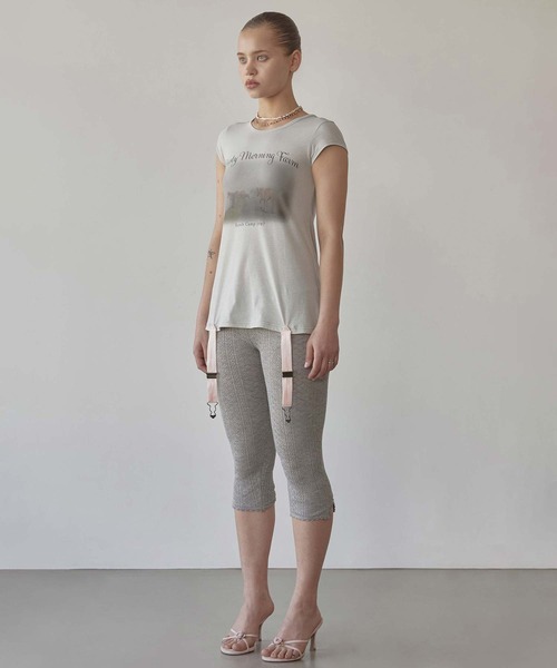 SCULPTOR（スカルプター）の「Ranch Lingerie Tee（Tシャツ/カットソー・レディース・ホワイト/ライトブルー・LARGE/MEDIUM/SMALL）」の5枚目の写真