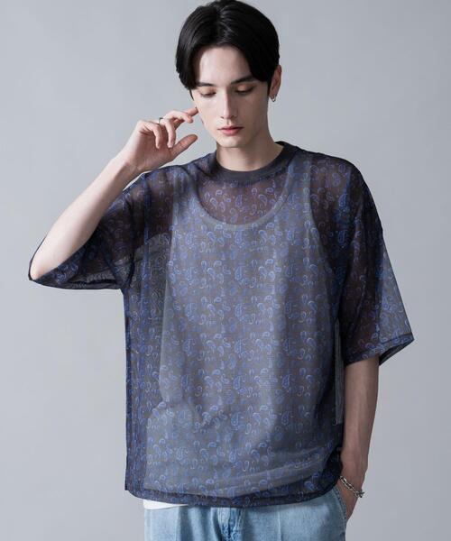 BROWNY（ブラウニー）の「BROWNY/メッシュパターンアンサンブルPOシャツ（Tシャツ/カットソー・メンズ・その他1/その他2・LARGE/MEDIUM）」の2枚目の写真