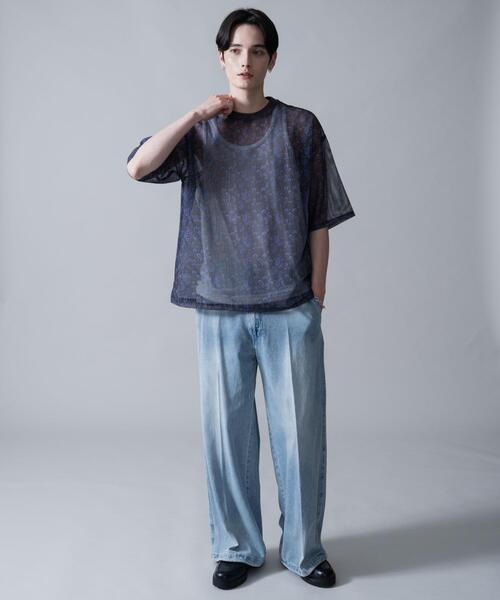 BROWNY（ブラウニー）の「BROWNY/メッシュパターンアンサンブルPOシャツ（Tシャツ/カットソー・メンズ・その他1/その他2・LARGE/MEDIUM）」の4枚目の写真