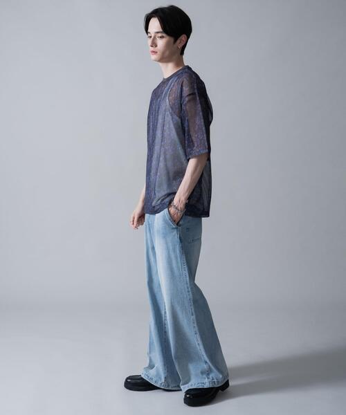 BROWNY（ブラウニー）の「BROWNY/メッシュパターンアンサンブルPOシャツ（Tシャツ/カットソー・メンズ・その他1/その他2・LARGE/MEDIUM）」の5枚目の写真