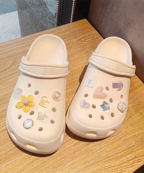 ammy.(エイミードット)の「【 ammy. / エイミードット 】 パステルカラー サンダル アクセサリー / ラメ オーロラ(シューズアクセサリー・レディース・C/D/E/A/B・FREE)」の6枚目の写真