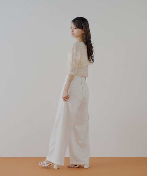 ☆新品未使用☆【cloche】 ボレロシアーカーディガン バックドロストシアーカーディガン（カーディガン/ボレロ