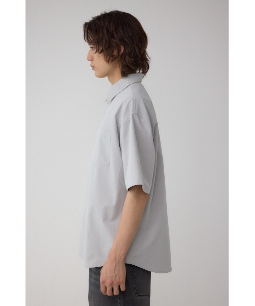 AZUL by moussy(アズールバイマウジー)の「C/T切り替え比翼半袖シャツ(シャツ/ブラウス・レディース・ブラック/グレー/ネイビー・MEDIUM/LARGE)」の15枚目の写真