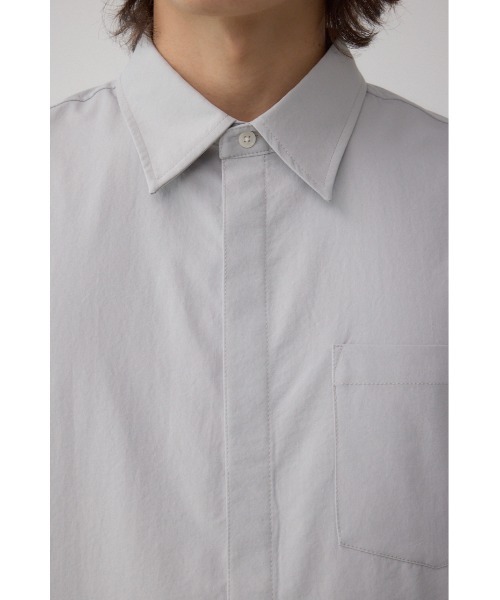 AZUL by moussy(アズールバイマウジー)の「C/T切り替え比翼半袖シャツ(シャツ/ブラウス・レディース・ブラック/グレー/ネイビー・MEDIUM/LARGE)」の17枚目の写真