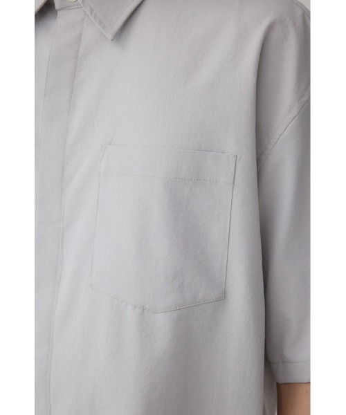 AZUL by moussy(アズールバイマウジー)の「C/T切り替え比翼半袖シャツ(シャツ/ブラウス・レディース・ブラック/グレー/ネイビー・MEDIUM/LARGE)」の18枚目の写真