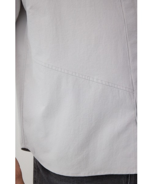 AZUL by moussy(アズールバイマウジー)の「C/T切り替え比翼半袖シャツ(シャツ/ブラウス・レディース・ブラック/グレー/ネイビー・MEDIUM/LARGE)」の21枚目の写真