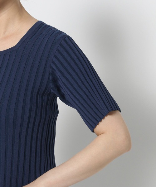 tシャツ 「NARROW STYLE/WEB・一部店舗限定」ボウタイリブニットT(HARE) レディース HARE（ハレ）の「【NARROW STYLE/WEB・一部店舗限定】ボウタイ