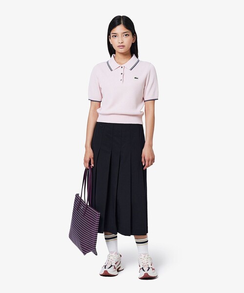 LACOSTE(ラコステ)の「ミディプリーツスカート(スカート・レディース・ブラック/キャメル・34/40/38/36)」の18枚目の写真