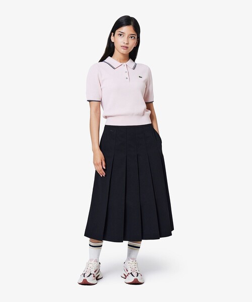 LACOSTE(ラコステ)の「ミディプリーツスカート(スカート・レディース・ブラック/キャメル・34/40/38/36)」の13枚目の写真