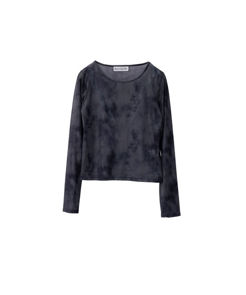 tシャツ 「Nora Lily」「elle」Tie dyeing sheer Top「2」 レディース セール】【Nora Lily】「elle」Tie dyeing sheer Top【2】（T