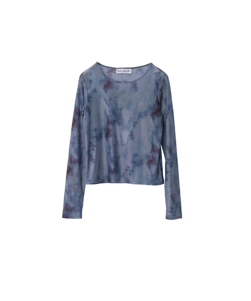 Nora Lily elle(ノラリリーエル)の「【Nora Lily】「elle」Tie dyeing sheer Top【2】(Tシャツ/カットソー・レディース・グレー系その他/ベージュ系その他/ブラック系その他・FREE)」の19枚目の写真
