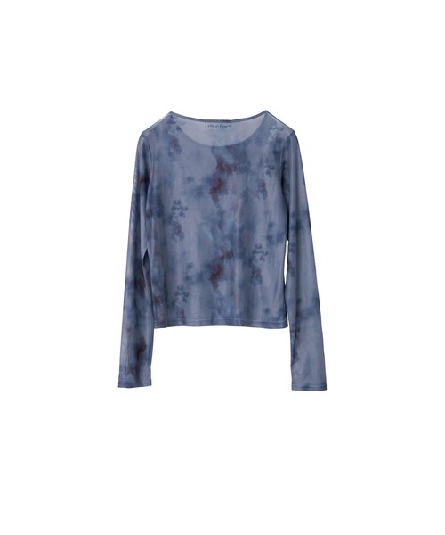 Nora Lily elle(ノラリリーエル)の「【Nora Lily】「elle」Tie dyeing sheer Top【2】(Tシャツ/カットソー・レディース・グレー系その他/ベージュ系その他/ブラック系その他・FREE)」の20枚目の写真
