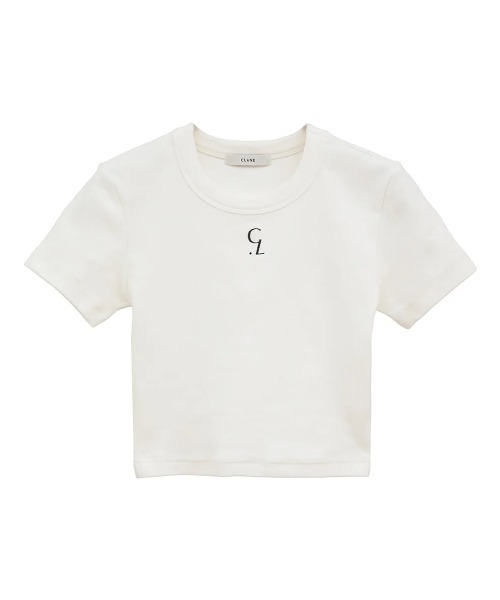 トップス CLANE LOGO CROPPED TIGHT TEE LOGO CROPPED TIGHT TEE｜TOPS(トップス)｜CLANE OFFICIAL