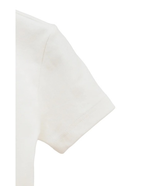 CLANE(クラネ)の「CLANE/クラネ/LOGO CROPPED TIGHT TEE(Tシャツ/カットソー・レディース・ブラック/ホワイト・1/2)」の7枚目の写真