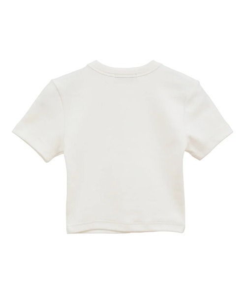 CLANE/クラネ/LOGO CROPPED TIGHT TEE（Tシャツ/カットソー