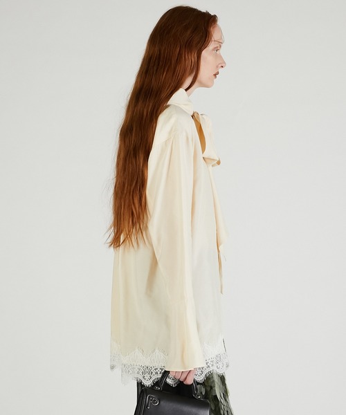 PRANK PROJECT（プランクプロジェクト）の「ボウタイシャツ / Bow tie shirt（シャツ/ブラウス・レディース・ホワイト/ブルー/ブラック・FREE）」の12枚目の写真