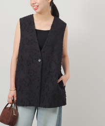 JOURNAL STANDARD relume（ジャーナルスタンダード　レリューム）の「【手洗い可能】着るだけでお洒落が叶う◎カットジャガードジレ（ベスト）」