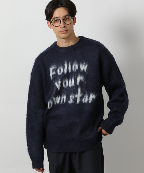 LAKOLE(ラコレ)の「カラーシャギーロゴプルオーバー / 570636(ニット/セーター・メンズ・ネイビー/レッド/グレー・MEDIUM/LARGE)」の2枚目の写真