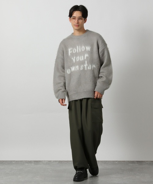 LAKOLE(ラコレ)の「カラーシャギーロゴプルオーバー / 570636(ニット/セーター・メンズ・ネイビー/レッド/グレー・MEDIUM/LARGE)」の17枚目の写真