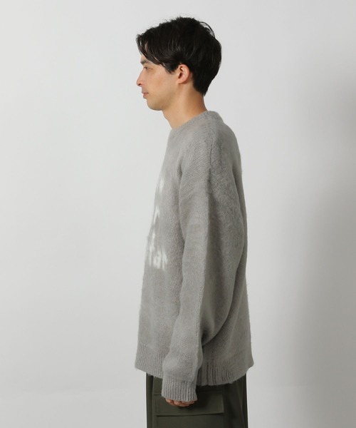 セール】カラーシャギーロゴプルオーバー / 570636（ニット/セーター