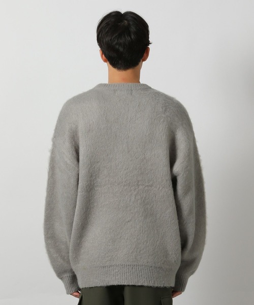 LAKOLE(ラコレ)の「カラーシャギーロゴプルオーバー / 570636(ニット/セーター・メンズ・ネイビー/レッド/グレー・MEDIUM/LARGE)」の9枚目の写真