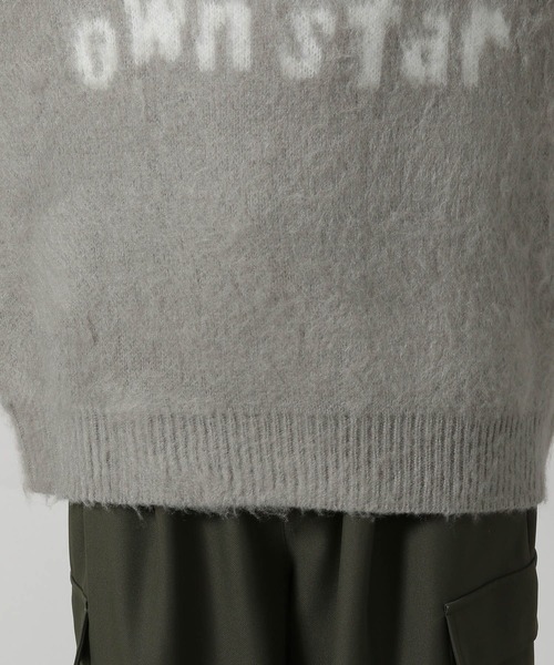 LAKOLE(ラコレ)の「カラーシャギーロゴプルオーバー / 570636(ニット/セーター・メンズ・ネイビー/レッド/グレー・MEDIUM/LARGE)」の13枚目の写真