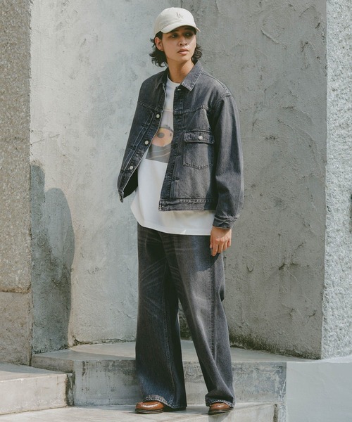 RAGEBLUE（レイジブルー）の「ヴィンテージライク/アソートデニムジャケット（デニムジャケット・メンズ・ネイビー/ブルー系その他/ブラック/グレー・FREE/MEDIUM）」の13枚目の写真